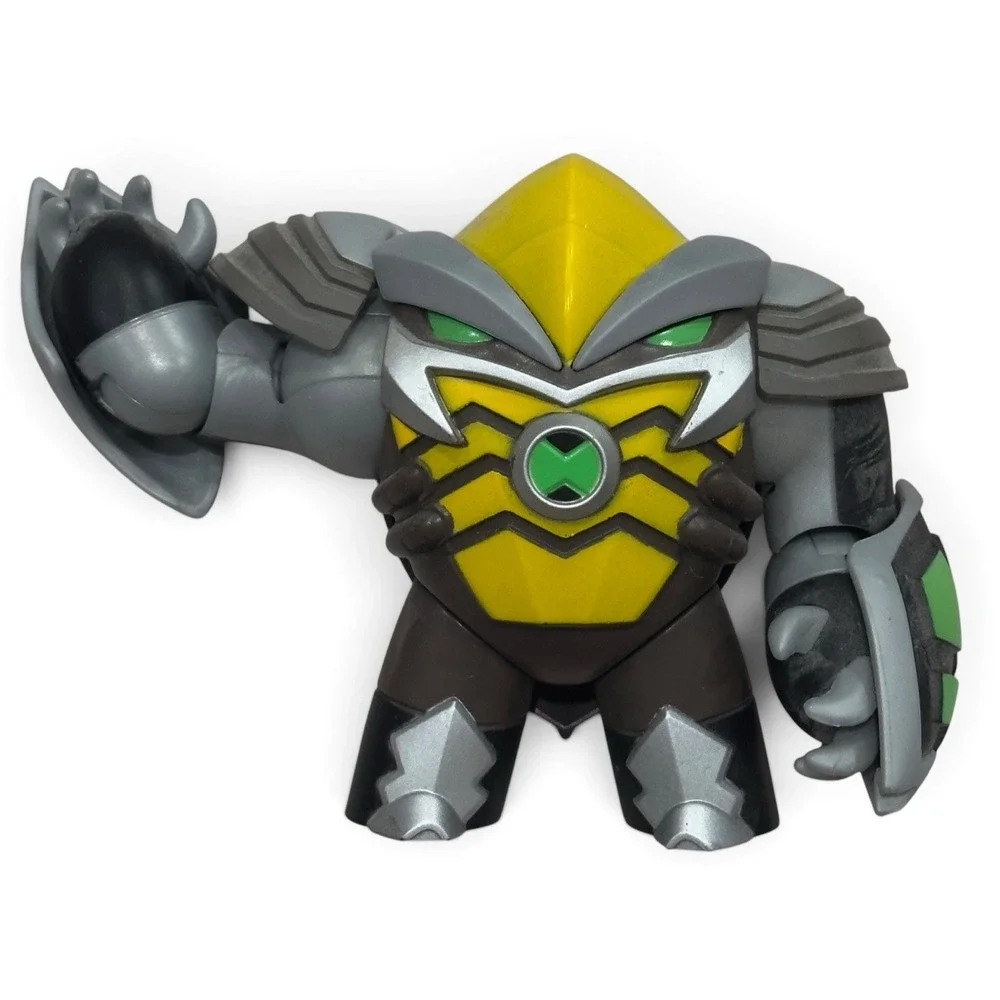 Ben 10 Figure Lot Playmates Omni Enhanced Heatblast Diamondhead Cannonbolt 6pc